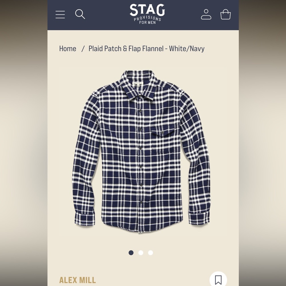 Alex Mill Men's Flannel Shirt